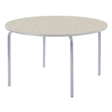 Round Table Light Grey Edge H460mm Grey Speckle
