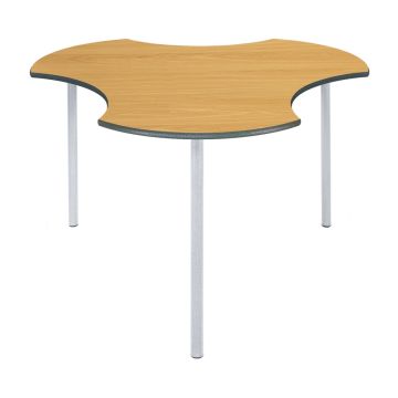 Connect Table Charcoal Edge H460mm Beech