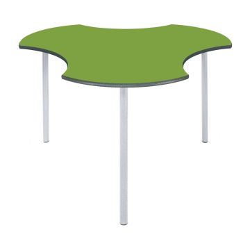 Connect Table Charcoal Edge H590mm Tangy Green
