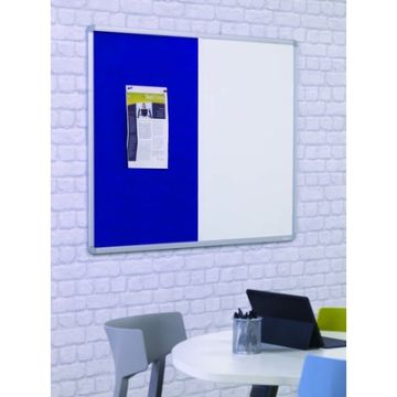 Dual Pinup Pen Boards W2400xH1200mm Blue