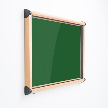Shield Exterior Wall 1050x752mm Wood Frame Emerald