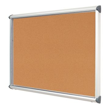 Shield Exterior Wall Mounted Showcase 1050x1182mm Aluminium Frame Natural