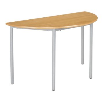 RT32 Semi Circular Table Dia120x53cm Beech