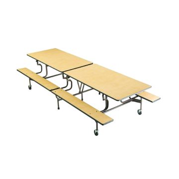 BY Bench Folding Dining Table 20 Seats Maple H690mm