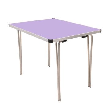 Contour Folding Table 1830x480x760mm Lilac