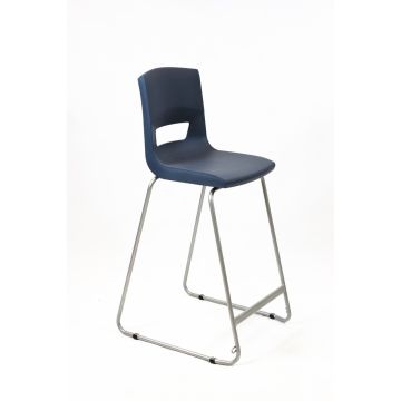 Postura Highchair Grey Frame H610mm Slate Grey