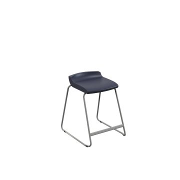 Postura Stool Grey Frame H560mm Nordic Blue