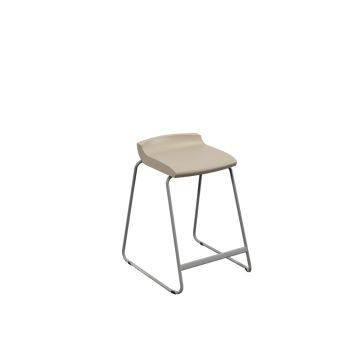 Postura Stool Grey Frame H610mm Light Sand