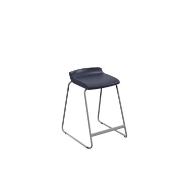 Postura Stool Grey Frame H610mm Nordic Blue