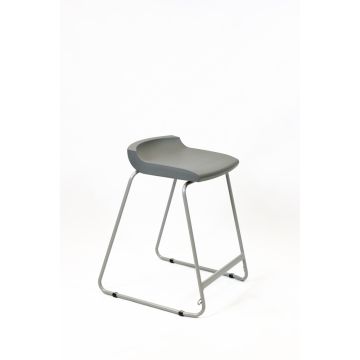 Postura Stool Grey Frame H685mm Iron Grey