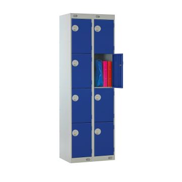 2 Column Locker W300 x D450 x H1800mm Blue