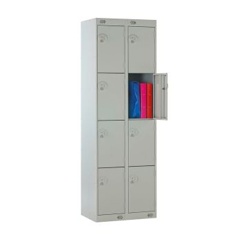 2 Column Locker W300 x D450 x H1800mm Light Grey