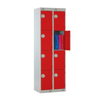 2 Column Locker W300 x D450 x H1800mm Red