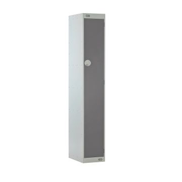 1 Column Locker W300 x D450 x H1800mm Dark Grey