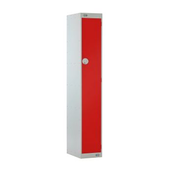 1 Column Locker W300 x D450 x H1800mm Red