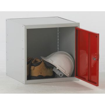 Modular Locker W450 x D450 x H450mm Red