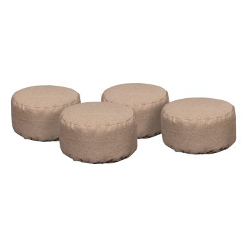 Wild Wood Small Bean Pods Mink Pack of 4