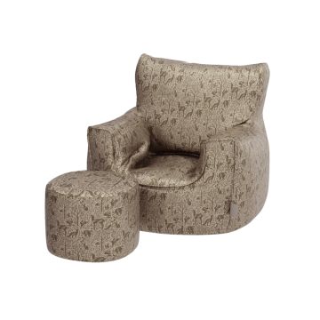 Wild Wood Beanbag & Stool Animal Beige and Brown