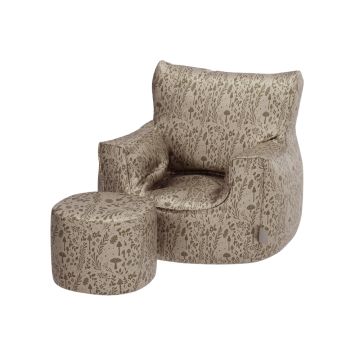 Wild Wood Beanbag & Stool Toadstool Beige and Brown