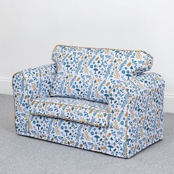 Wild Wood Children's Loose Cover Sofa Toadstool Mustard