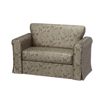 Wild Wood Loose Cover Sofa Animal Beige and Brown