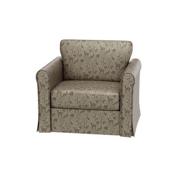 Wild Wood Loose Cover Chair Animal Beige and Brown