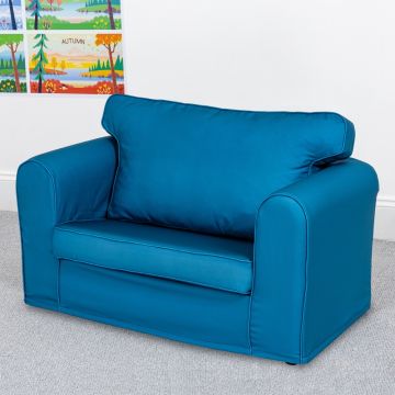 Wild Wood Children's Loose Cover Sofa Teal