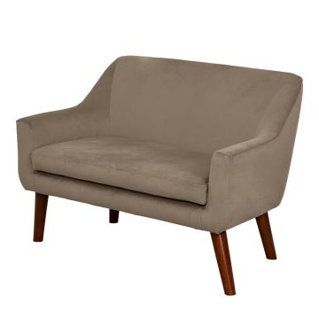 Wild Wood Children's Velvet Sofa Mink