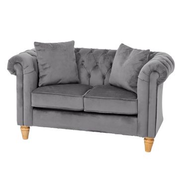 Wild Wood Children's Chesterfield Sofa Grey