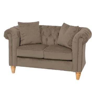 Wild Wood Chesterfield Sofa Mink
