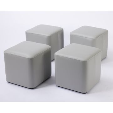 Wild Wood PVC Foam Cube 4pk Grey