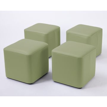 Wild Wood PVC Foam Cube 4pk Sage