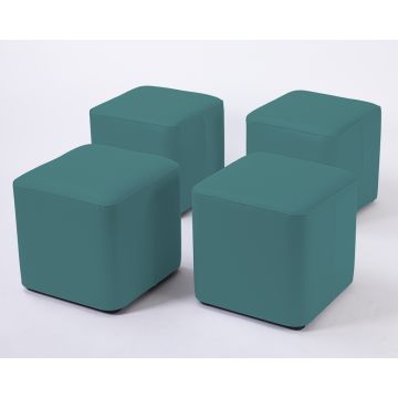 Wild Wood PVC Foam Cube 4pk Teal