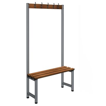 Single Cloakroom Unit L1000mm Grey