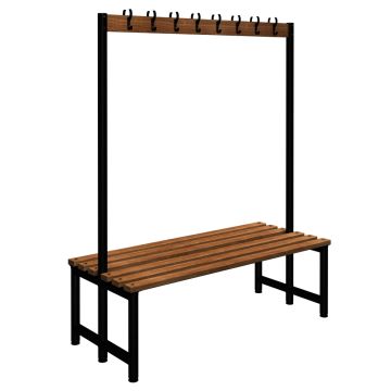 Double Sided Cloakroom Unit L1500mm Black