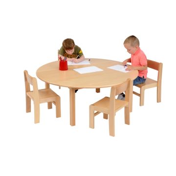 Solid Beech Circular Table Dia1200 x H300mm