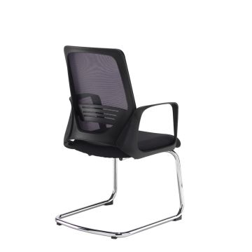 Toto Black Mesh Back Visitors Chair