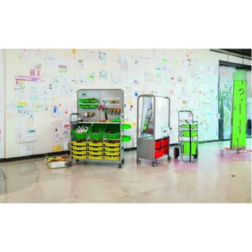 Gratnells Callero MakerSpace 12 Shallow Yellow & 3 Deep Green