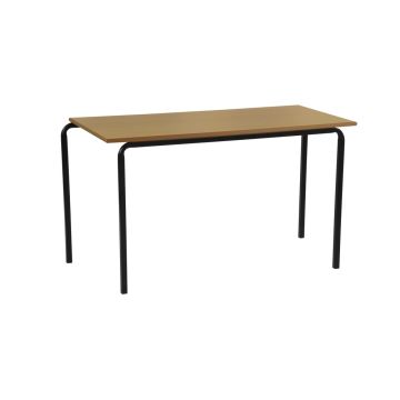 CB Rect 1200x600xH460mm Black Frame Beech Top