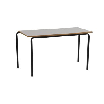 CB Rect 1200x600xH460mm Black Frame Grey Top