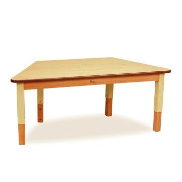 Height Adjustable Trapezoid Table W1120 x D560mm