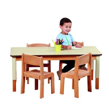 Small Rectangular Table (W960xD695xH320-530mm)