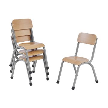 Milan Chair H310mm Grey Frame Pack of 4