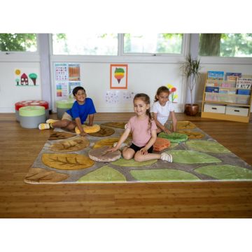 Seasonal Leaves Super Deluxe Carved Carpet