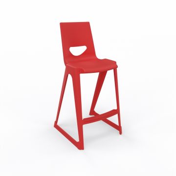 EN One High Chair 685mm Cherry Red with bag hook