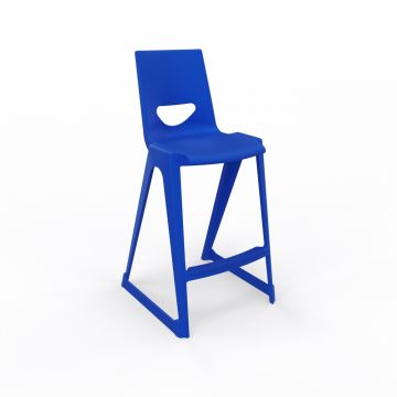 EN One High Chair 685mm Royal Blue with bag hook