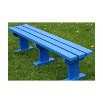 Eco Sturdy Adult Bench 3 Seater H490mm Blue