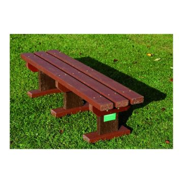 Eco Sturdy Junior Bench 3 Seater H305mm Brown