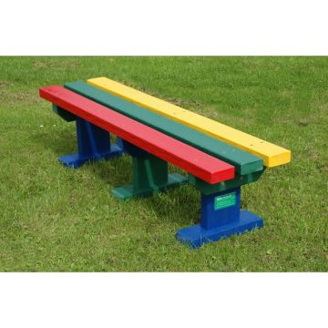 Eco Sturdy Junior Bench 3 Seater H305mm Rainbow