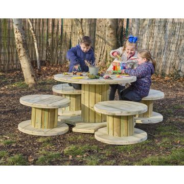 Cable Drum and Stools